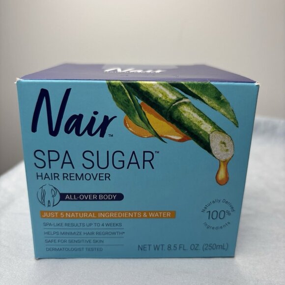 Nair Spa Sugar Hair Remover 8.5 oz All Over Body Formula New Sealed - Picture 1 of 4